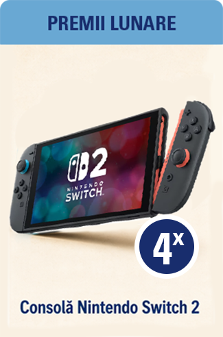 Premii lunare – 4x Consolă Nintendo Switch 2
